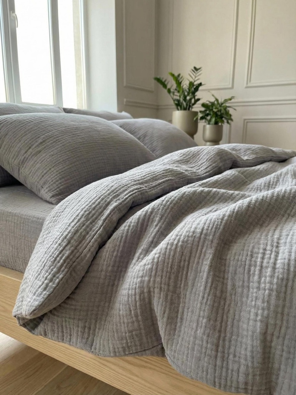 Gauze Cotton Duvet Cover + Pillowcase Set